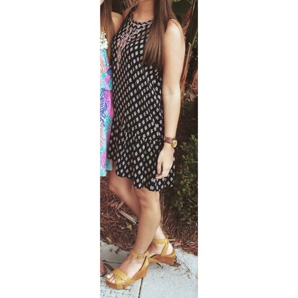 Blu Pepper Boho Pattered Dress - Picture 1 of 3